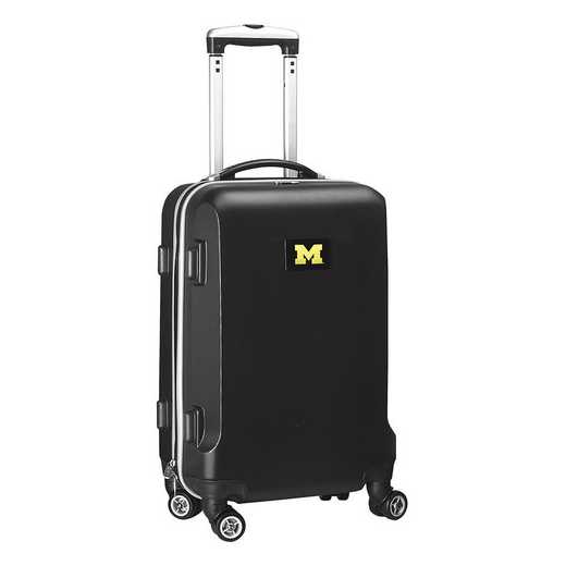 CLMCL204-BLACK: NCAA Michigan Wolverines   21IN Hardcase Spinner -BLK